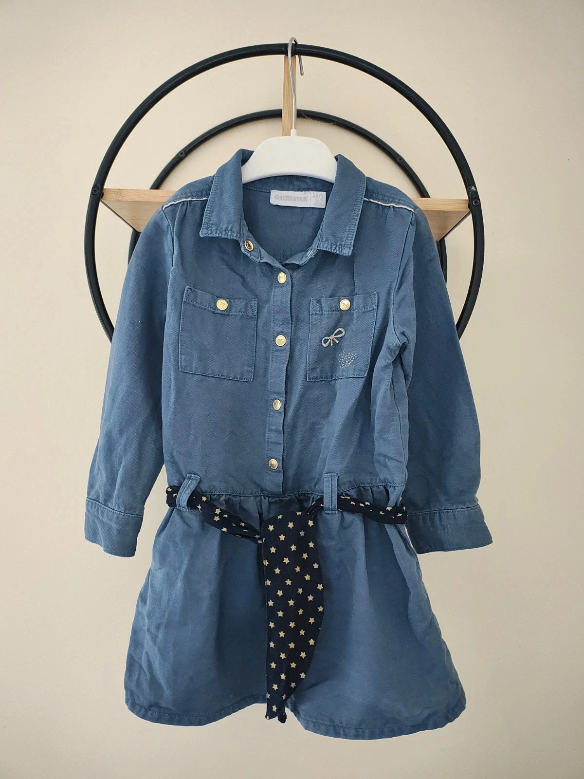 4 ans robe avec ceinture orchestra